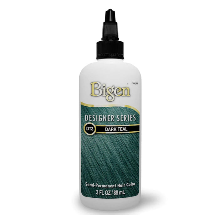 Bigen Designer Series Semi Permanent Hair Color DT3, Dark Teal