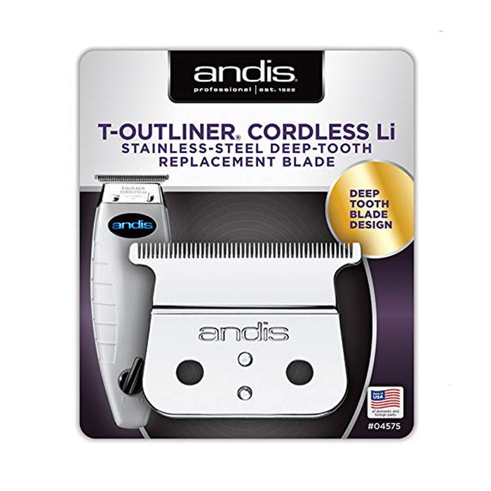 Andis Blade For T- Outliner Cordless Deep Tooth Stainless