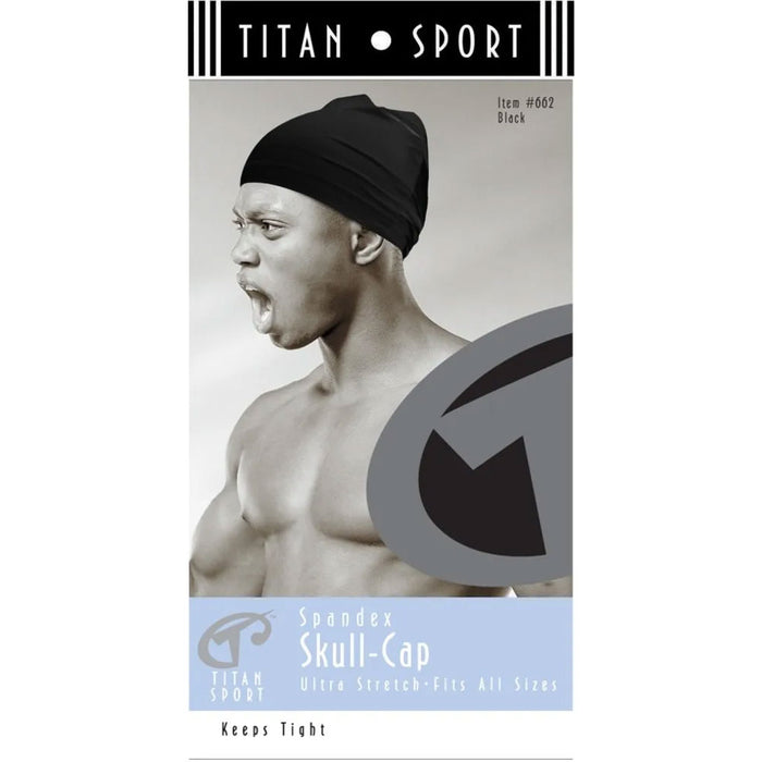 Titan Spandex Skull Cap Black