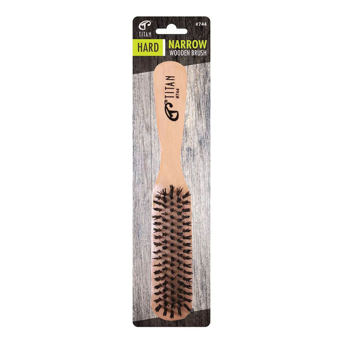 Titan Narrow Brush Hair Bristle Natural