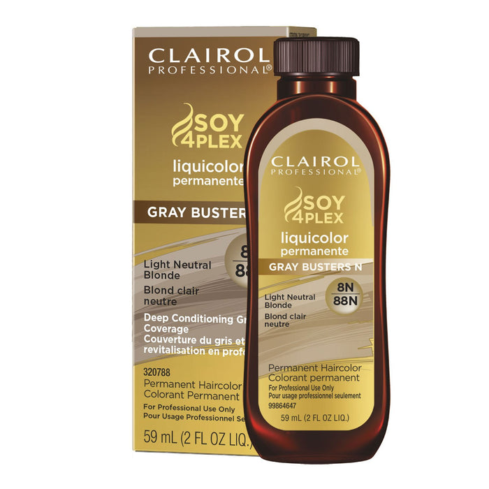 Clairol Liquicolor Permanent 8N/88N Light Neutral Blonde, 2 Oz.