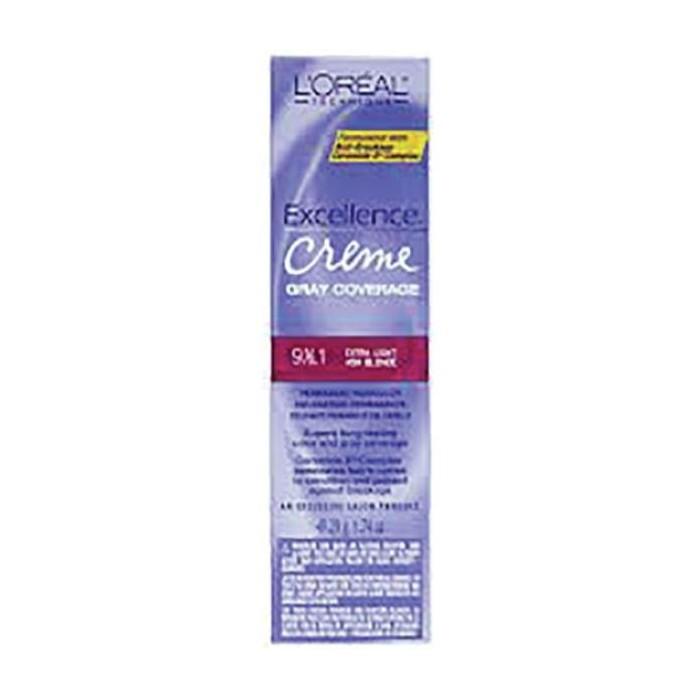Loreal Excellence Rich luxurious Creme Hair Colour 9.5 Oz.