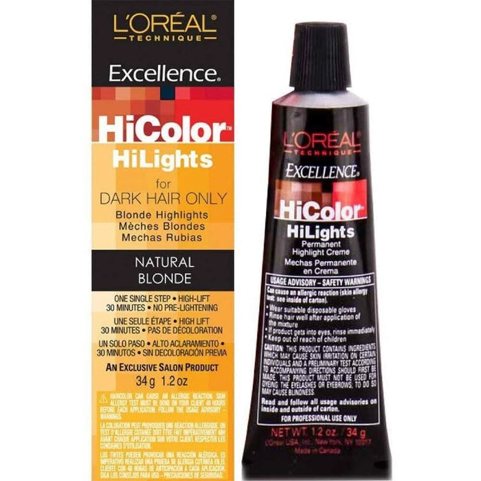 L'Oreal Excellence Hicolor, Natural Blonde Highlights, 1.2 Oz