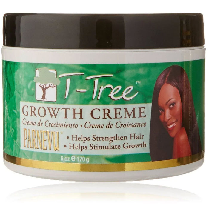 Parnevu Tea-Tree Growth Creme For Strengthen Hair And Stimulate Growth, 6 oz.