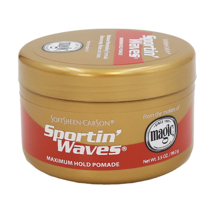 Softsheen Carson Sportin' Waves Maximum Hold Pomade, 3.5 Oz