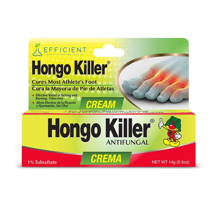 Hongo Killer Antifungal Foot Cream 0.5 Oz.