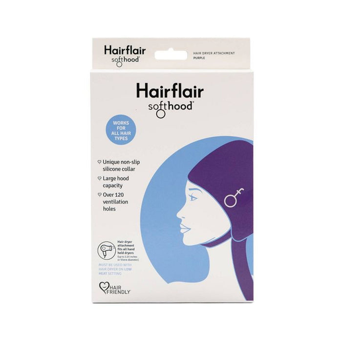 Curlformers Deluxe Softhood Hair Dryer Attachment - Purple