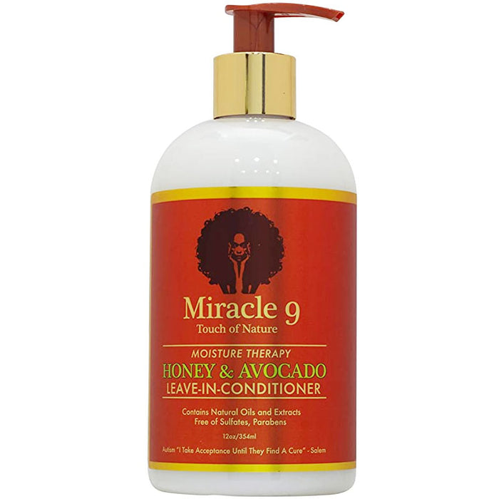 Miracle 9 Honey & Avocado Leave-In Conditioner, 12 Oz.