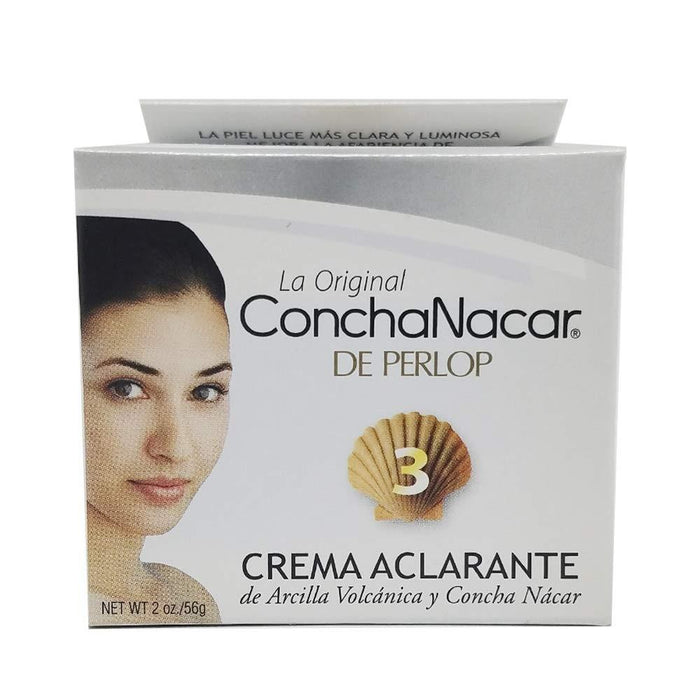 Concha Nacar Number 3 Perlop Cream 2 Oz.