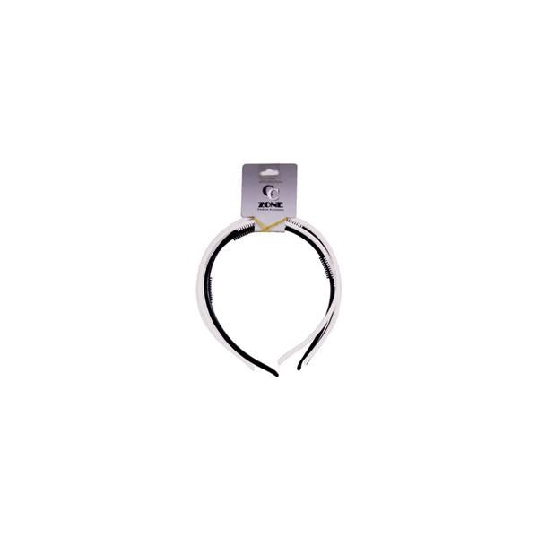 Headband Plastic Thin Black Wh 0.25", 3/PK