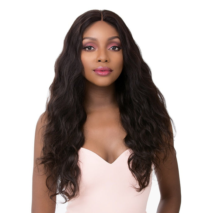 100 Percent Natural Human Hair 360 All-Round Swiss Frontal Lace Wig,Black