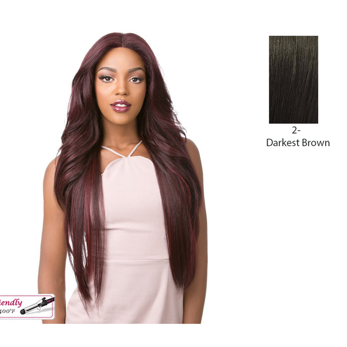 Human Hair 360 All Round Deep Lace Wig,Darkest Brown