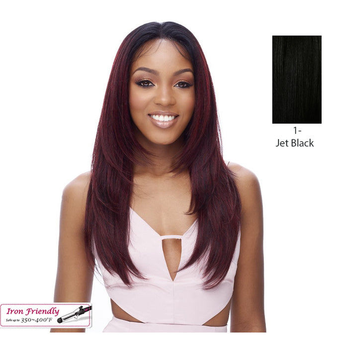 360 All Around Soft Lace Endless Wig,Black