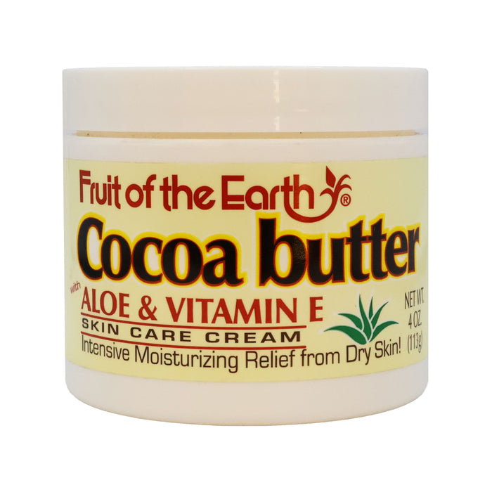 Fruit Of The Earth Cocoa Butter Skin Care Cream 4 Oz.