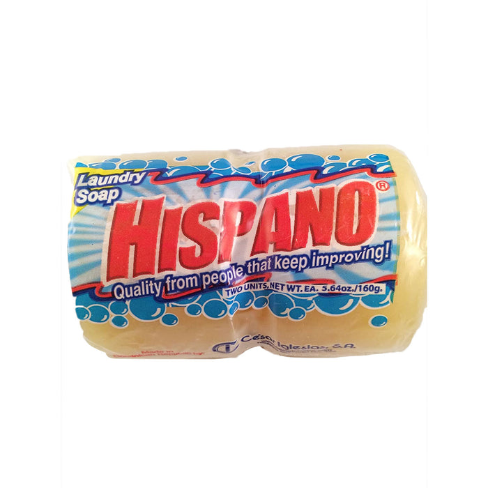 Hispano Laundry Soap 2 Bar Round 5.64 Oz.
