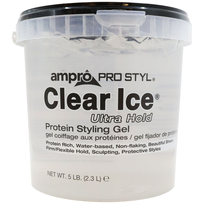 Ampro Pro Styl Clear Ice Protein Hair Gel 5 Lb