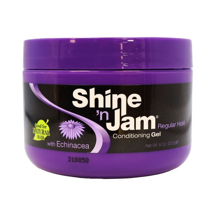 Ampro Shine n Jam Conditioning Gel Regular Hold 8 Oz.