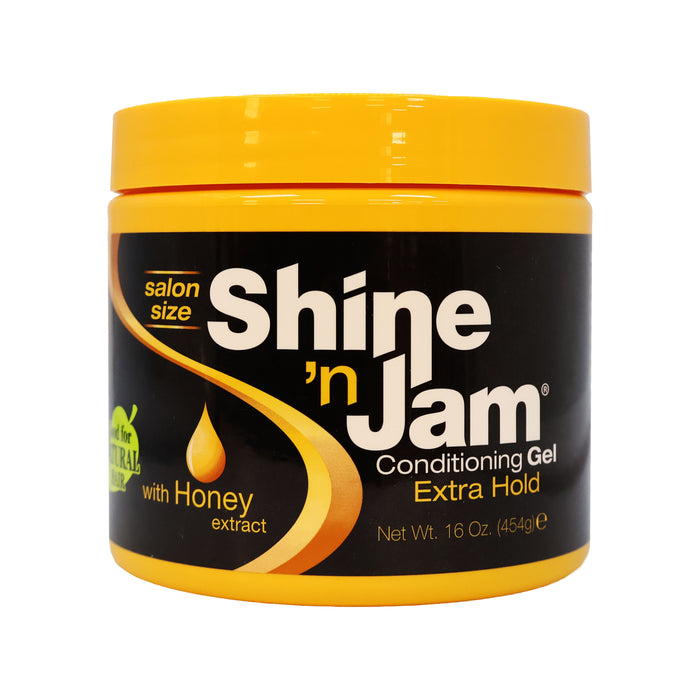 Ampro Shine n Jam Conditioning Hair Gel Extra Hold 16 Oz.
