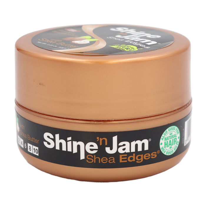 Ampro Shine N Jam Shea Edges Shea Butter, 2 Oz.