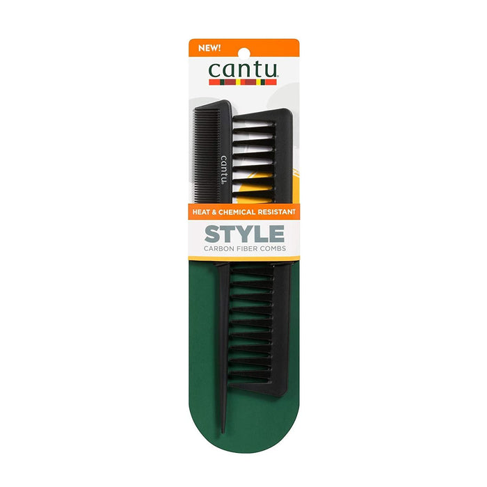 Cantu Heat Resist Carbon Comb 2 in 1