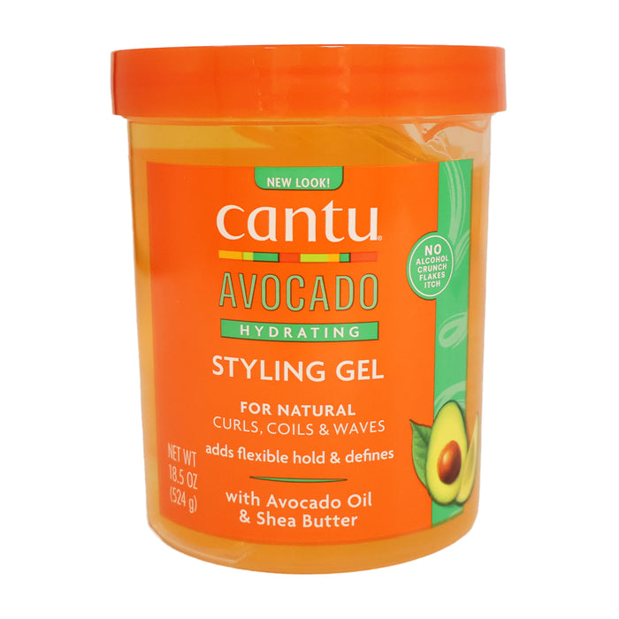 Cantu Avocado Hydrating Styling Gel, 18.5 Oz.