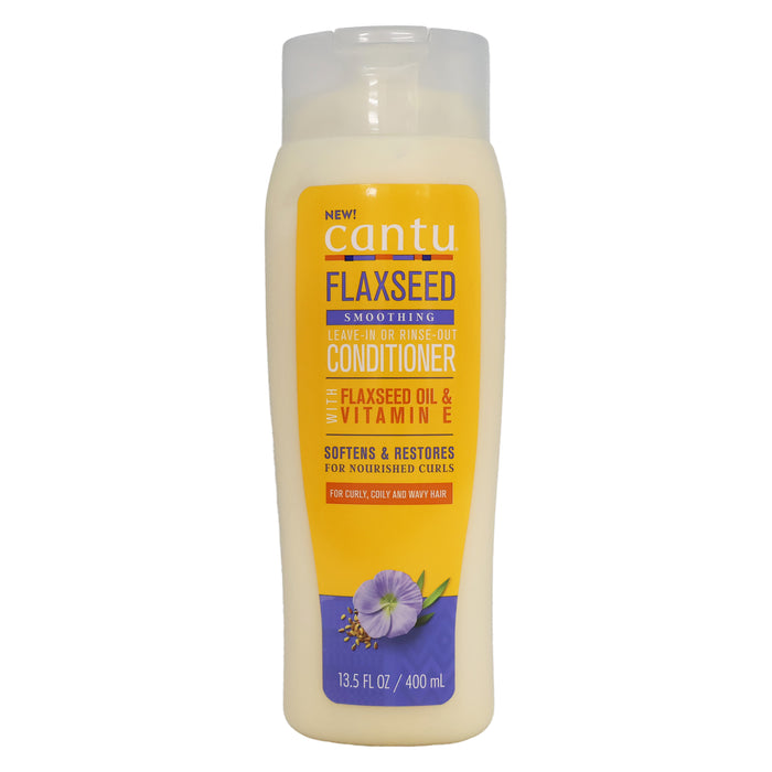 Cantu Flaxseed Smoothing Leave In Conditioner, 13.5 Oz.