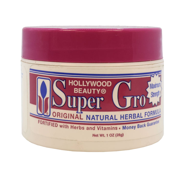 Hollywood Beauty Super Gro Hair and Scalp Conditioner Maximum strength 1 Oz.