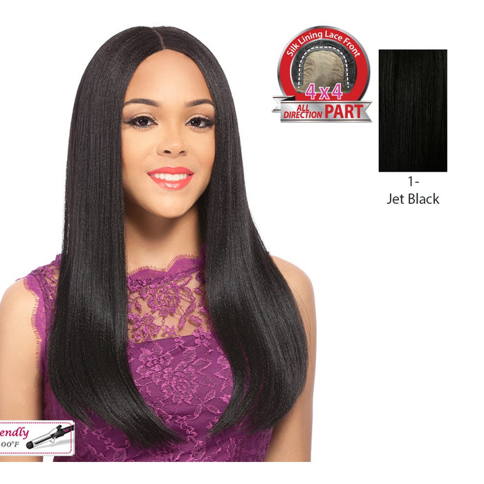 Synthetic Soprano Lace Wig With Swiss Lace Made,Black
