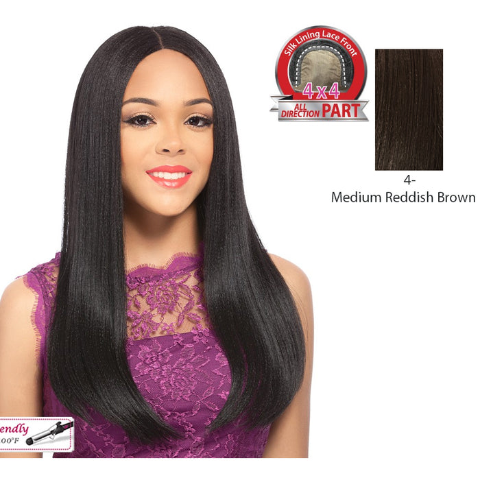 Synthetic Soprano Lace Wig With Swiss Lace Made,Dark Brown