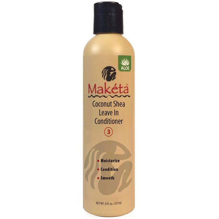 Maketa Coconut Shea Leave-In Conditioner Cream 8 Oz.