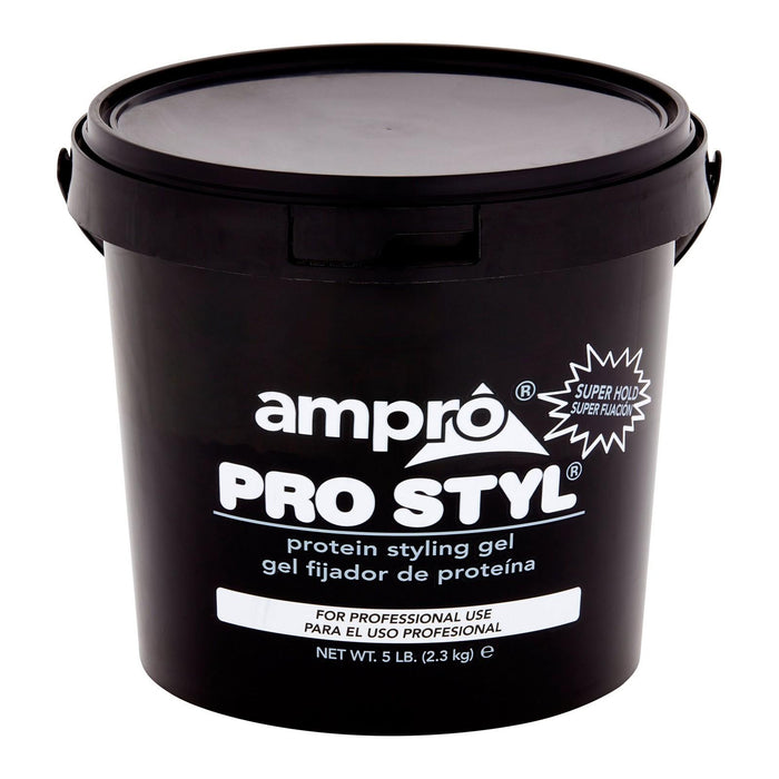 Ampro Pro Styl Super Hold Protein Styling Gel, 5 Lb, 80 Oz