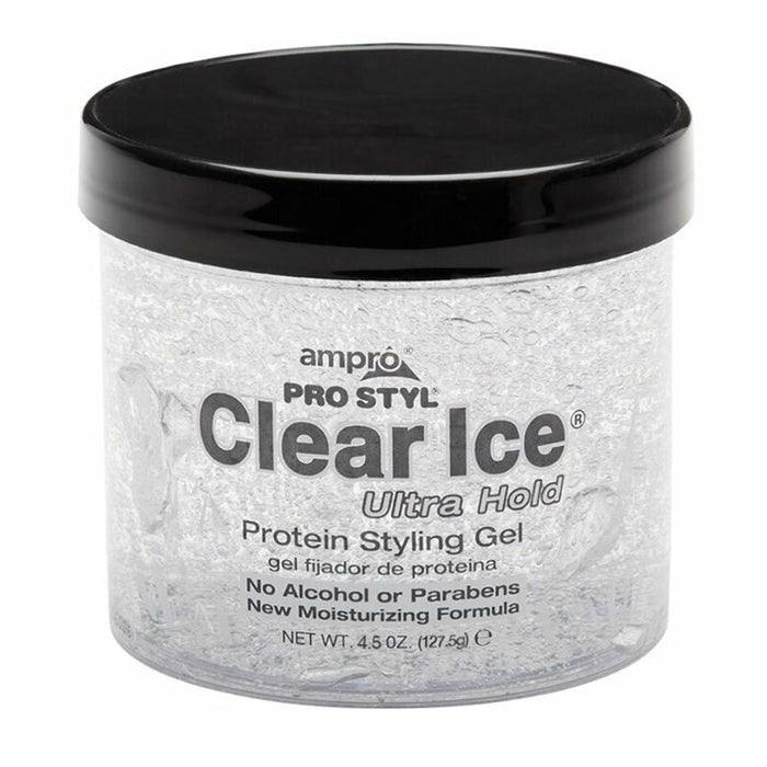 Ampro Pro Styl Clear Ice Ultra Hold Protein Styling Gel 4.5 Oz.
