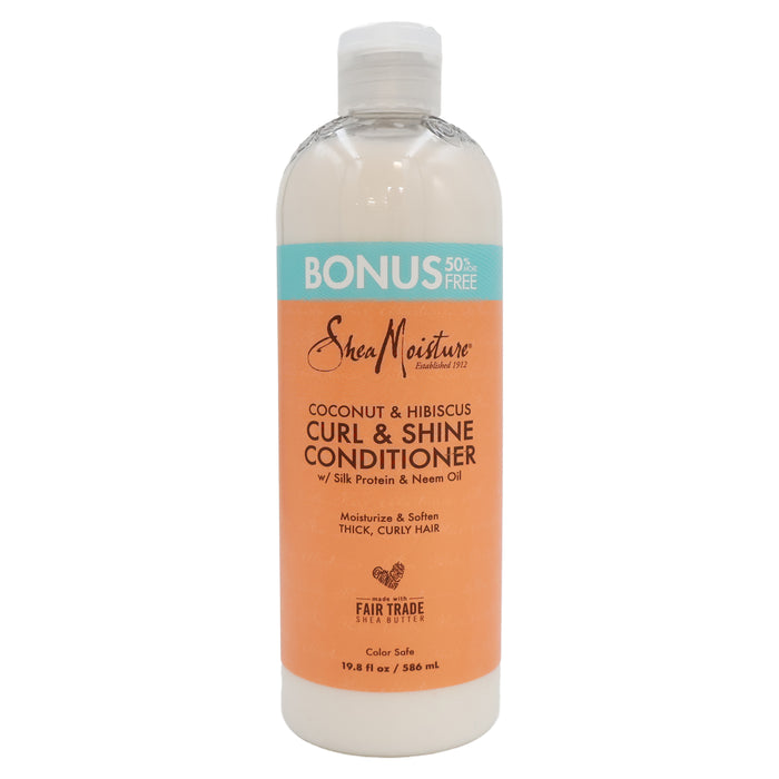 Shea Moisture Coconut Hibiscus Curl Shine Conditioner, 19.5 Oz.