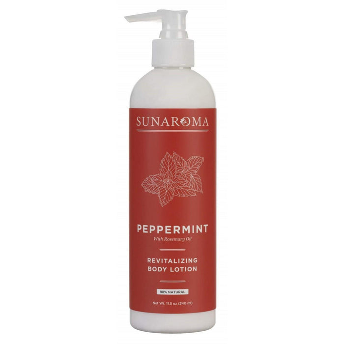 Sunaroma Peppermint Revitalizing Body Lotion 11.5 Oz.