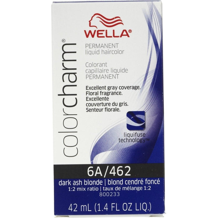 Wella Color Charm 6A/462 Smoky Ash Blonde, 1.4 Oz.