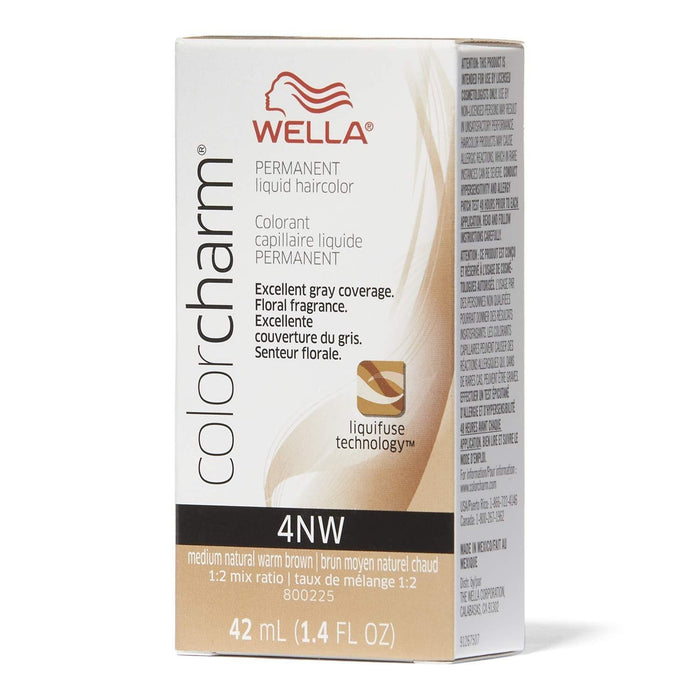 Wella Color Charm 004 Natural Warm Brown, 1.4 Oz.