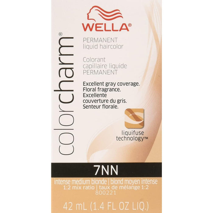 Wella Color Charm 7NN Intense Medium Blonde, 1.4 Oz.