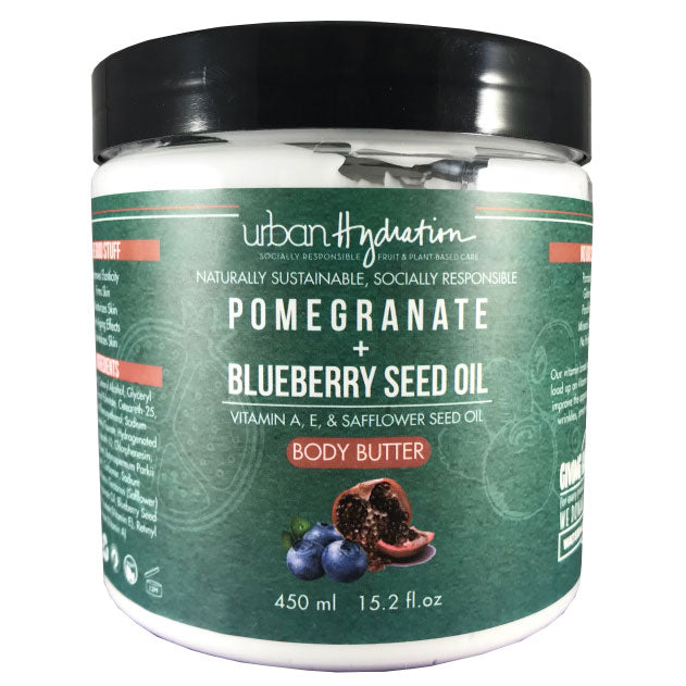 Urban Hydration Pomegranate Blueberry Seed Oil Body Butter 15.2 Oz.