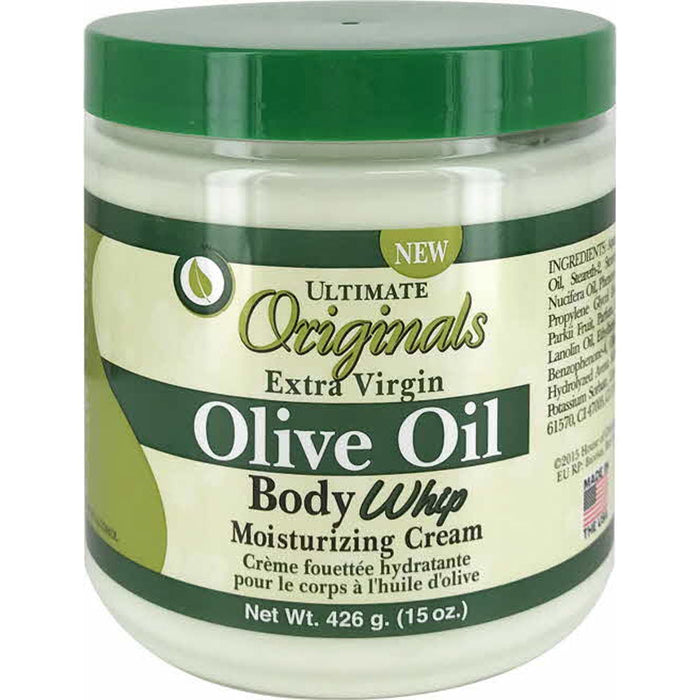 Africa's Best Ultimate Organic Olive Oil Body Whip Cream, 15 Oz.