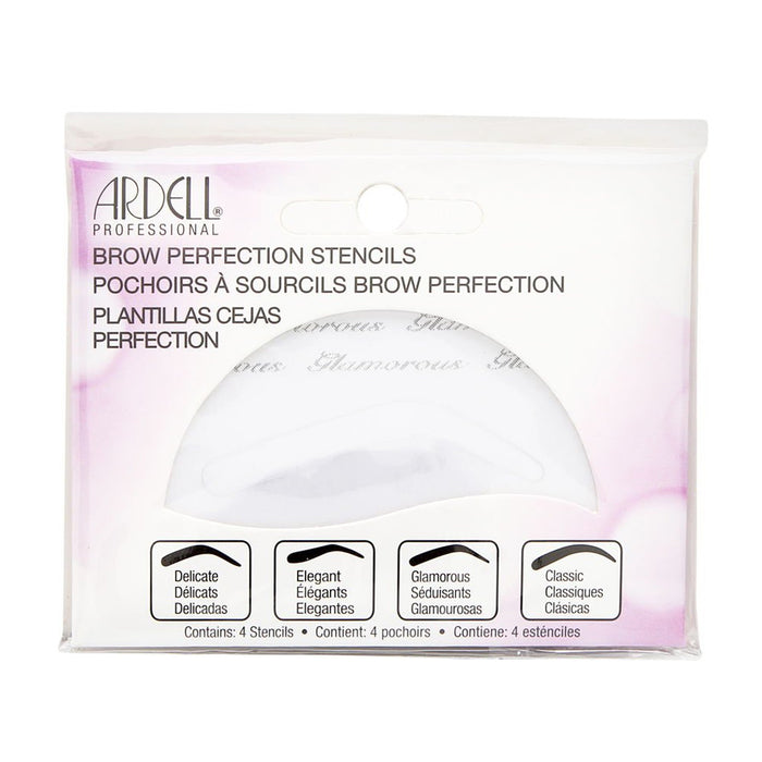 Ardell Professional Brow Perfection Stencils, 4 Stencils