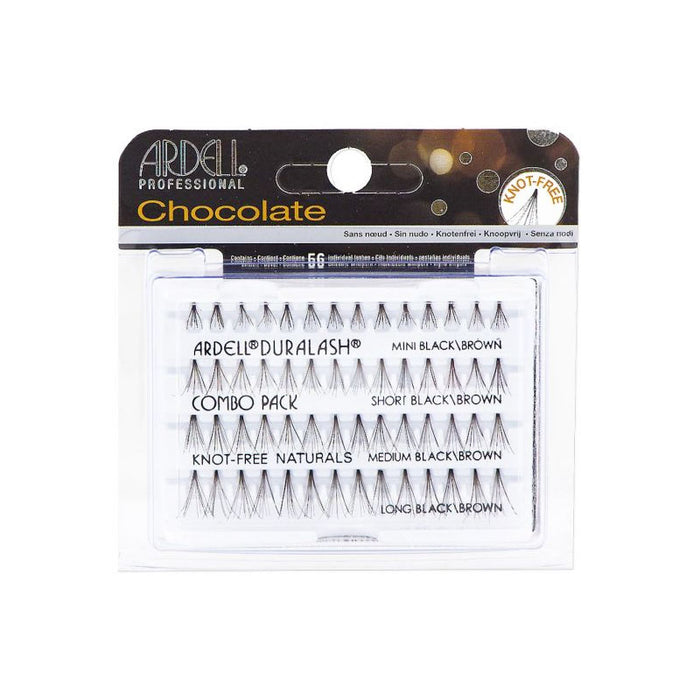 Ardell Individual Combo Knot Free Flares Chocolate/Brown