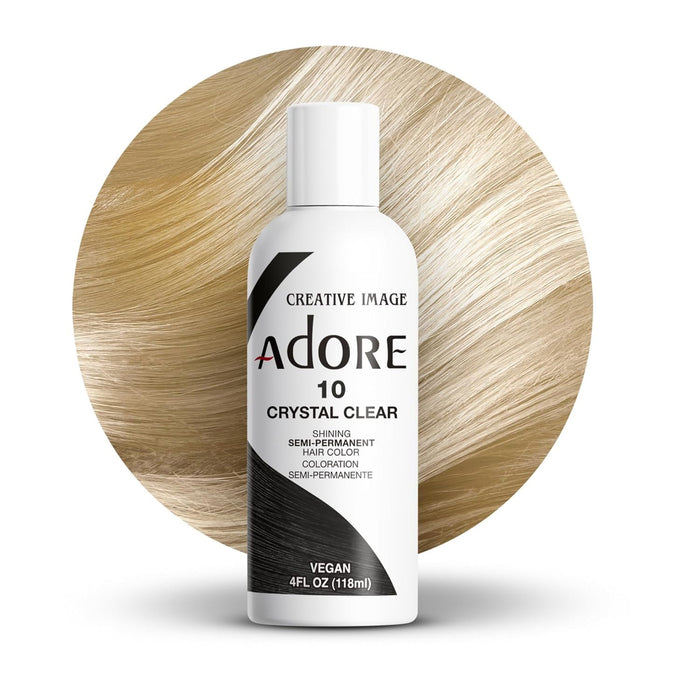 Adore Semi Permanent Hair Color,Crystal Clear,10