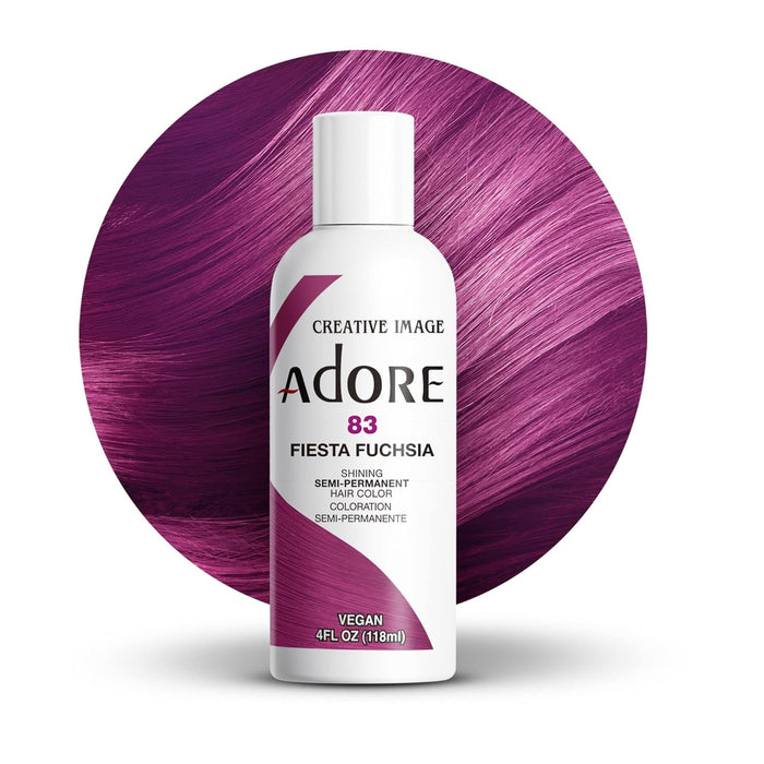 Adore Semi Permanent Hair Color,Fiesta Fuchsia,83