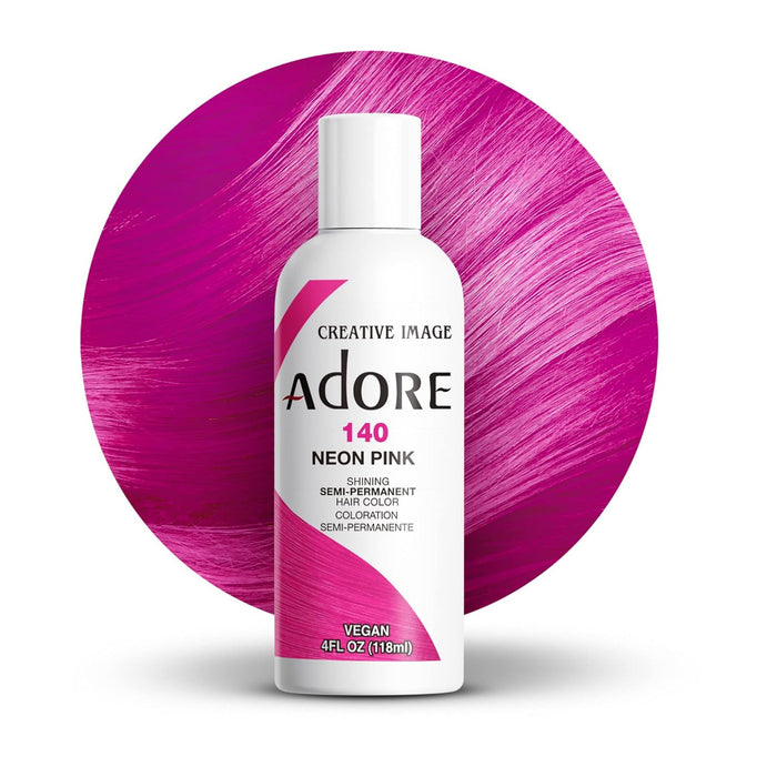 Adore Semi Permanent Hair Color,Neon Pink,140