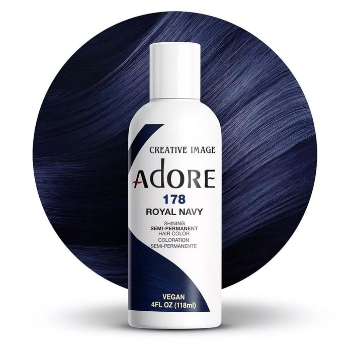 Adore Semi Permanent Hair Color,Royal Navy,178
