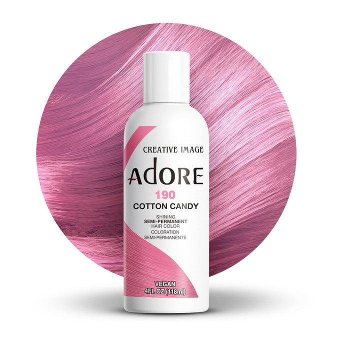 Adore Semi Permanent Hair Color,Cotton Candy,190