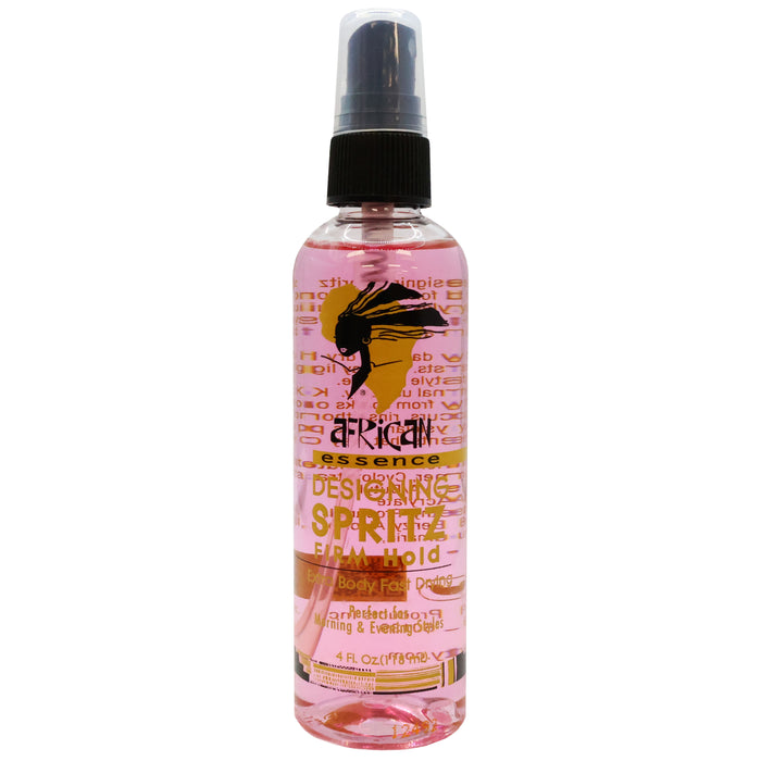 African Essence Designing Spritz Firm Hold Pink, 4 Oz.