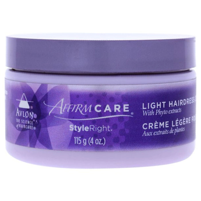 Affirm StyleRight Light Hairdress Creme 4 Oz.