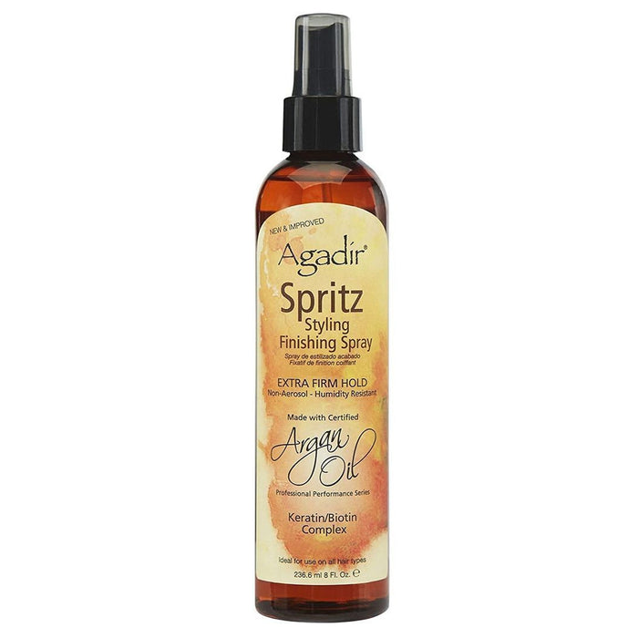 Agadir Argan Oil Spritz Styling Finishing Spray Extra Firm Hold 8oz