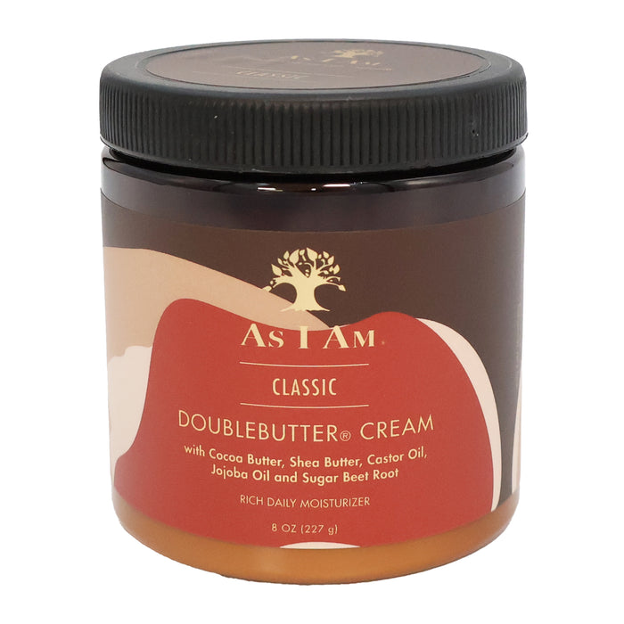 As I Am Double Butter Cream Rich Daily Moisturizer, 8 Oz.